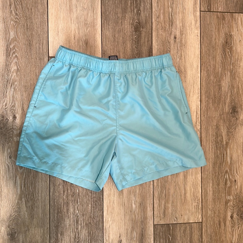 George men’s light blue 5” swim trunks